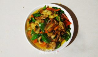 小餐馆里的盐煎肉的做法