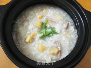 干贝鱿鱼粥的做法