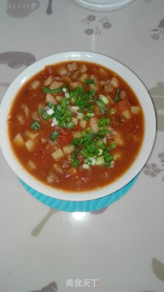 西红柿肉酱（浇面）的做法