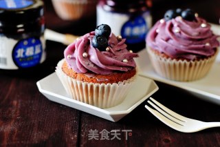 蓝莓奶酪纸杯蛋糕的做法