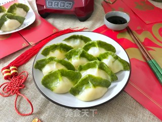 翡翠饺子的做法