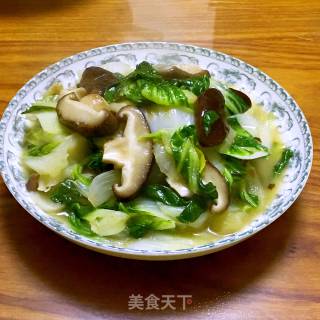香菇青菜的做法
