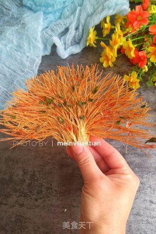 孔雀开屏干脆面的做法