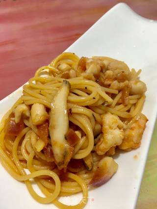海鲜意面的做法