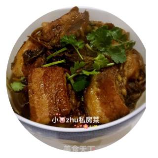 霉干菜扣肉的做法