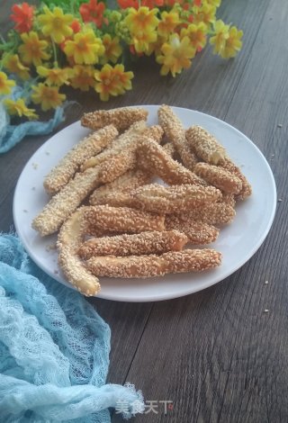 香酥芝麻棒的做法
