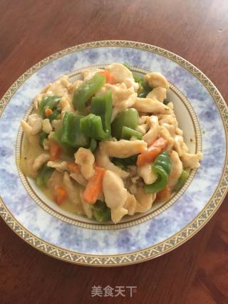 蜂蜜芥末酱炒鸡肉片的做法