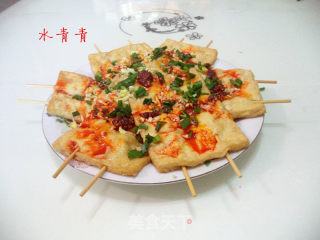 麻辣豆腐串的做法