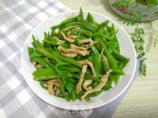 豆角炒肉丝的做法