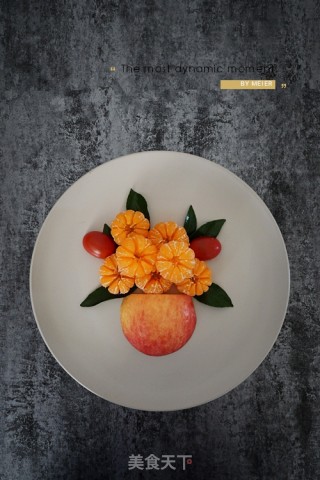 餐桌上那些花-水果餐盘画的做法
