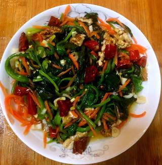 果仁菠菜的做法