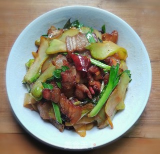 青菜头炒冬至肉