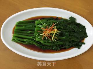 白灼芥蓝菜的做法