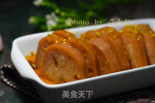 桂花糖藕，甜软粉糯才好吃的做法
