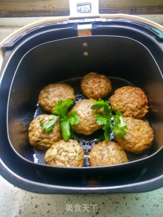 瘦肉豆腐丸子--空气炸锅的做法