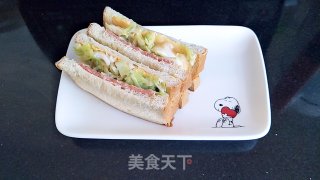 三明治的做法
