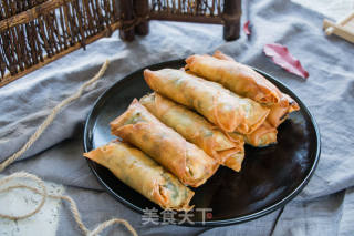 炸春卷我喜欢蘸醋