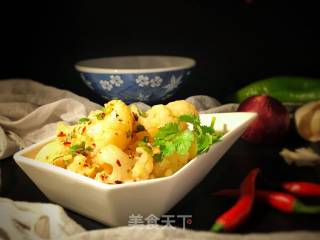油辣子花菜的做法