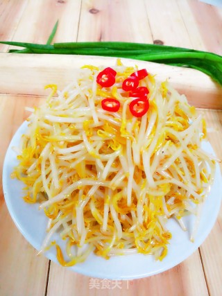 凉拌松柳芽的做法