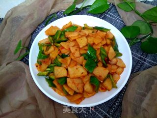 尖椒土豆片的做法