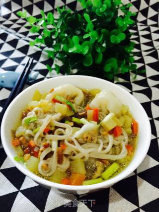 土豆馄饨面的做法