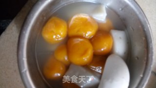 南瓜年糕汤圆的做法