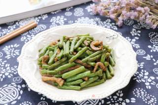 肉丝炒豇豆的做法