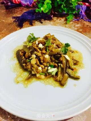 肉末酱香茄条的做法