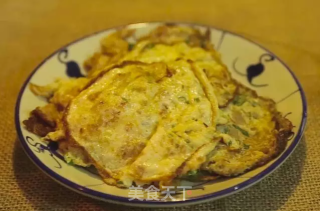 潮音潮人：葱香肉末菜脯煎蛋的做法