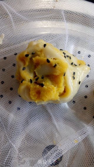 红薯芝麻糕的做法