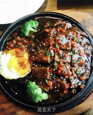 铁板牛肉的做法
