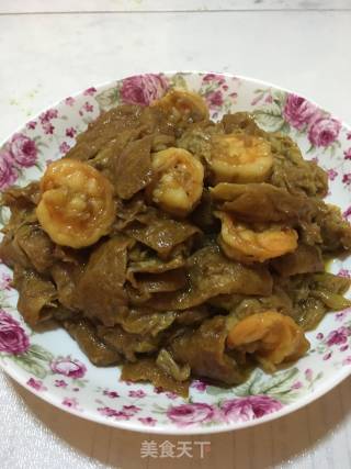 新派天津卫 虾仁独面筋的做法