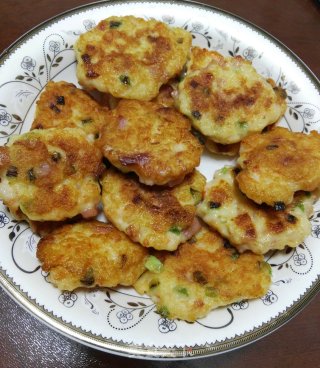 鲜虾饼的做法
