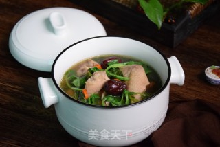 西洋菜鸡汤的做法
