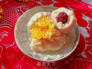 妈妈的味道:枣泥紫薯红豆柳叶包的做法