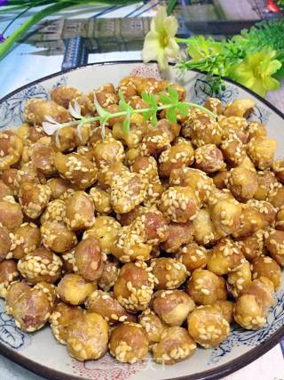 芝麻花生脆的做法