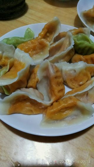 万事如意彩色饺子的做法