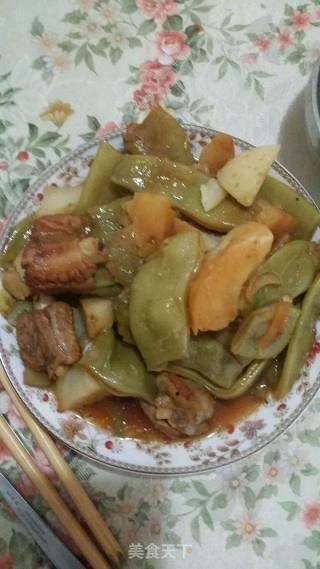 排骨烧豆角的做法