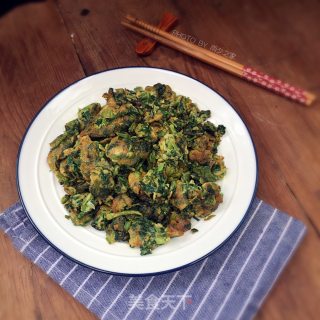 香菜摊鸡蛋的做法