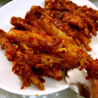 孜然辣鸡爪的做法