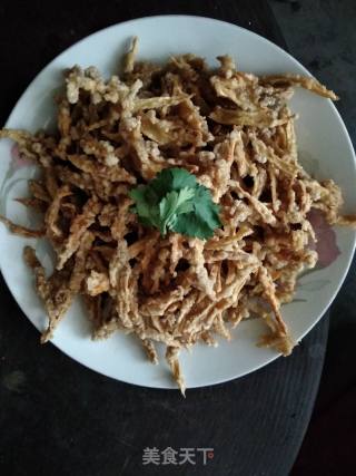 油炸杏鲍菇的做法