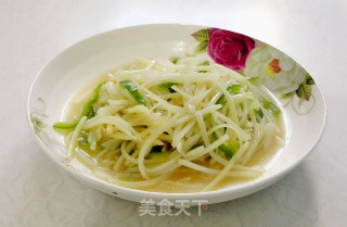 青椒土豆丝的做法