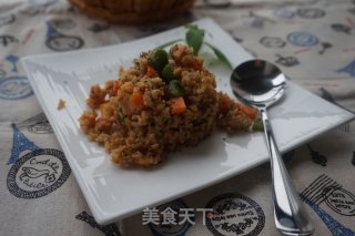 三文鱼咖喱炒饭的做法