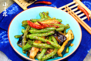 四季豆烧茄子的做法