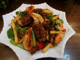 排骨虾～酥鲜味美，营养丰富!的做法