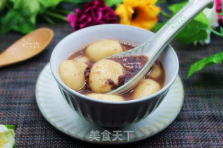 红豆团圆丸子的做法