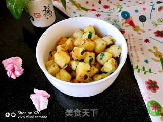 煎馒头丁的做法