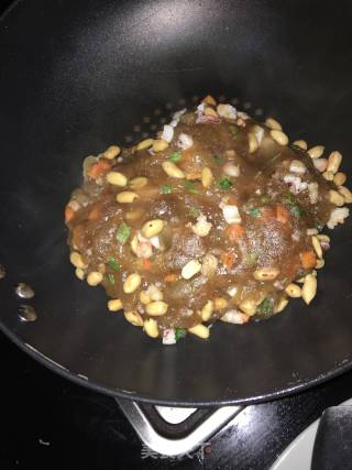 炒海鲜味地瓜粉的做法