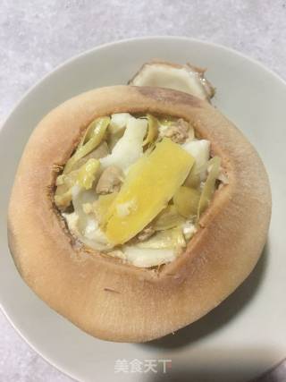 椰青炖鸡的做法