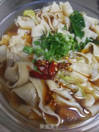 酸辣扯面片的做法
